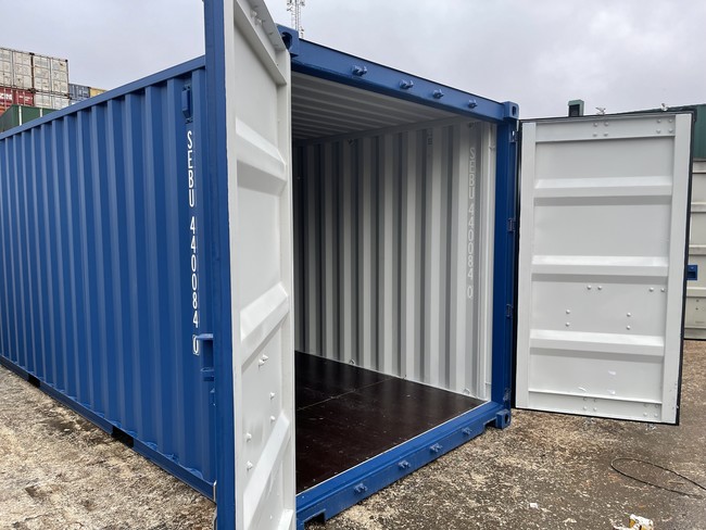 stack of storage containers